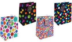 SACS CADEAUX MINIS - POINTS ET CERCLES ASST